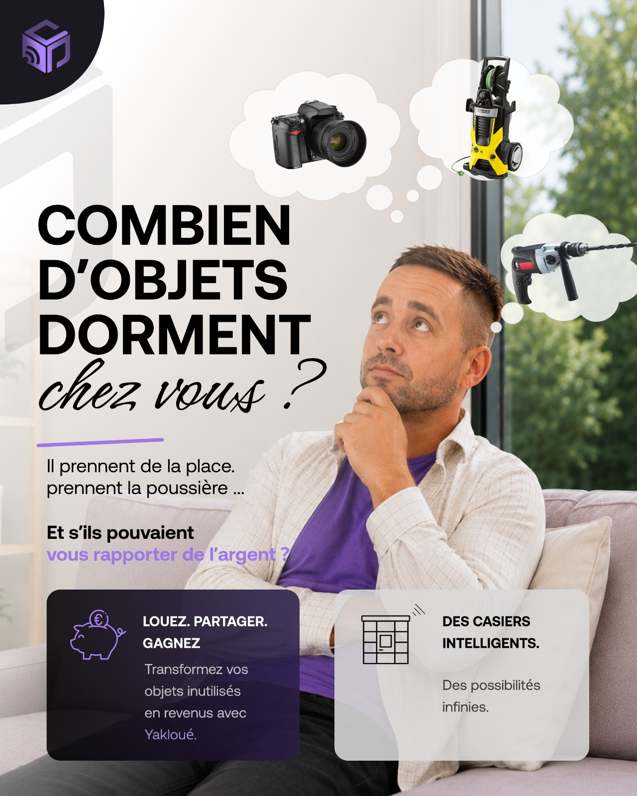 Combien d'objets dorment chez vous